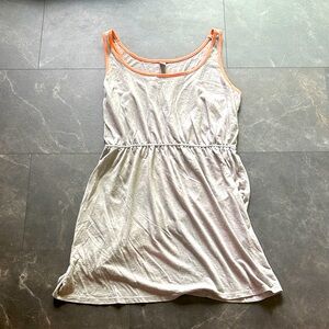 Old Navy Gray Dress with Orange Accents 5